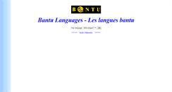 Desktop Screenshot of bantu-languages.com