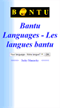 Mobile Screenshot of bantu-languages.com